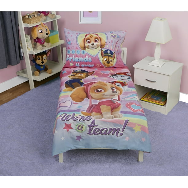 PAW Patrol 4Piece Skye Toddler Bedding Set