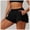 Black, variant on LYMAYTER Women Running Short High-Waisted Elastic Waistband 2 in 1 for Yoga Sweat Shorts with Pockets S-XL