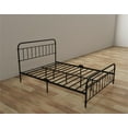 thumbnail image 4 of Tslinn Metal Queen Bed Frame with Headboard and Footboard,Black Color,Classic Style, 4 of 4