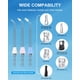 thumbnail image 5 of MySmile Juego de 10 Boquillas de Repuesto para Irrigador Bucal Compatibles con el Irrigador Bucal Waterpik, Incluye Puntas Clásicas, Puntas para Bolsas Periodontales y Puntas para Buscar Placa, 5 of 9