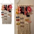 thumbnail image 1 of Soporte para lazos para el pelo con borlas bohemias, accesorios para el cabello colgantes, soporte para diadema para habitación de bebés y niñas, organizador de pinzas para el pelo, decoración para, 1 of 8