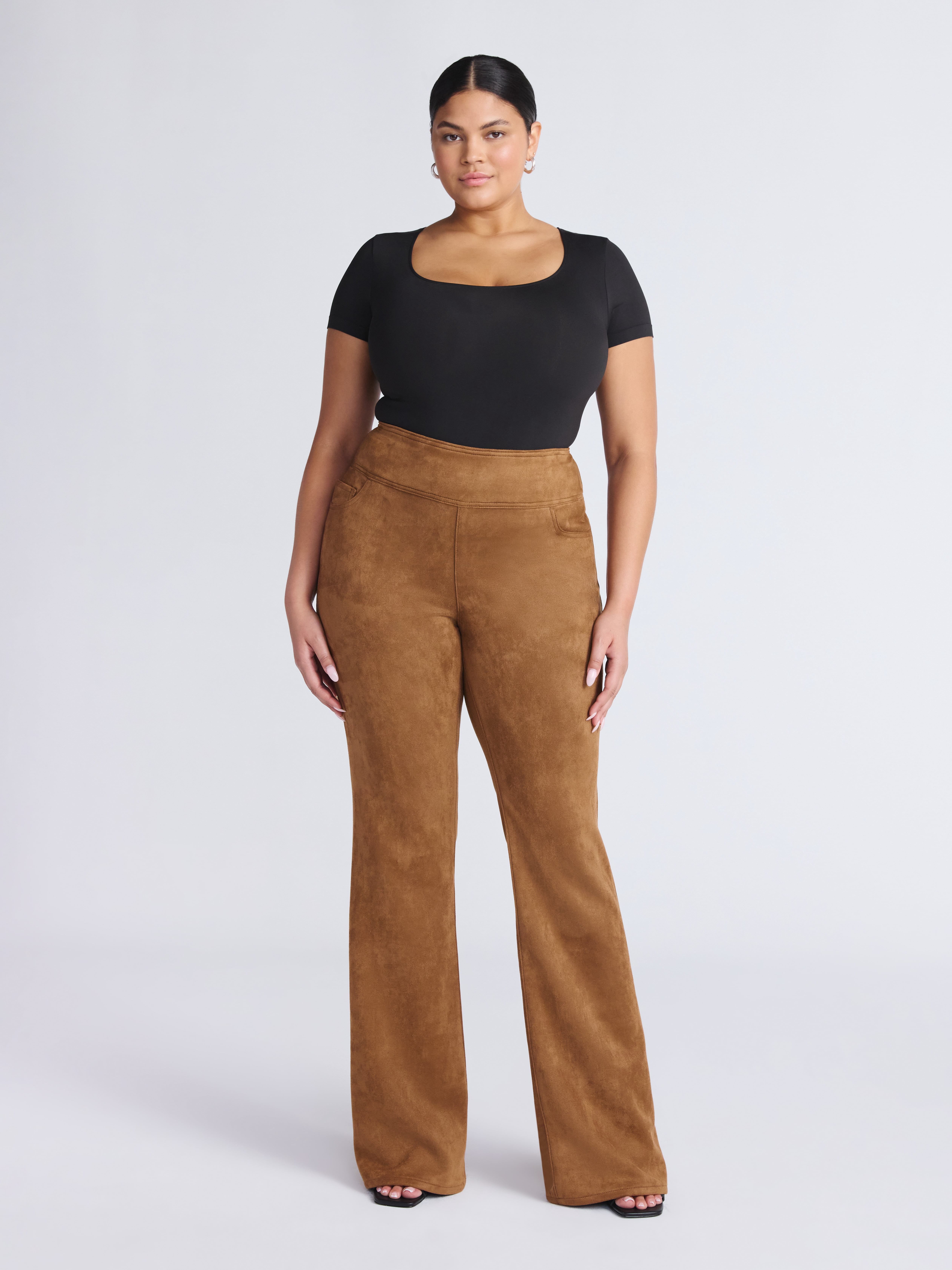 Sofia by Sofia Vergara Women's and Women's Plus Melisa Flare High Rise Pull On Jeans, 30.5", 32.5" and 34.5" Inseams, Sizes 0-28