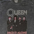 thumbnail image 2 of Queen Unisex T-Shirt: Face it Alone Band (Wash Collection) (Medium), 2 of 2