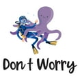 thumbnail image 2 of Boys Don't Worry Cute Sports Wall Decal Decoration Thalassophile Motivational Quote Wall Decal Lasts Years and Easily Removable - Size: 10 In(W) x 9 In(H), 2 of 5