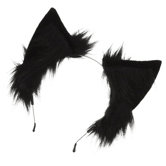 Raindrops cosplay cute headwear hair accessories Furry Black 1Pack