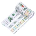 thumbnail image 3 of 8 Rolls Masking Tapes Decorative Creative DIY Craft Paper Tape Notebook Tape, 3 of 9