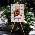 thumbnail image 4 of Back to School Cute Chinese Shar-Pei Vertical Matte Canvas Poster Dog Lover Wall Art Home Decor - 13010, 4 of 5