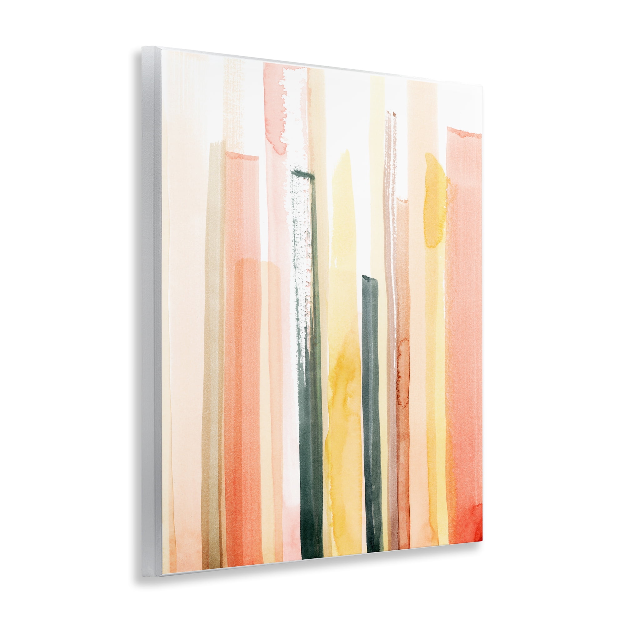 Stupell Industries Coral Reach Watercolor Abstract Painting Unframed Art Print Wall Art, 11 x 14