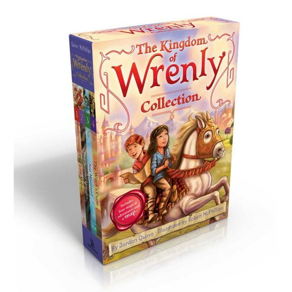 Pre-Owned The Kingdom of Wrenly Collection (Includes Four Magical Adventures and a Map!) (Boxed Set): The Lost Stone; The Scarlet Dragon; Sea Monster!; The Witch's Curse Paperback