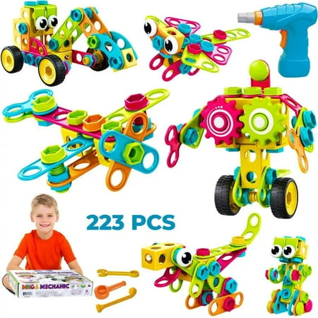 UPC: 0731642718038 | Contixo 3D Building Blocks STEM Toys (223 PCS)  Construction Playboards Creativity  Imagination  Recreational  Educational for Children  and Toddlers  3+ Year Old Boys and Girls -ST3