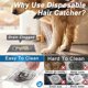 thumbnail image 3 of Disposable Shower Drain Hair Catcher, 4.1 Inch Drain Cover Mesh Stickers Hair Collector for Shower Bathroom 30Pcs, 3 of 5