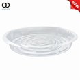thumbnail image 4 of 5 Pack 10 Inch High Quality Clear Thicking Plastic Plant Flower Saucer Drip Tray, 4 of 6