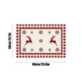 thumbnail image 3 of kladzum Christmas Doormat Velvet Rugs 23.6"x15.7" Nonslip Foot Mat Christmas Tree Decoration Door Mat Small Carpet Living Room Bedroom Bathroom Floor Mats, Xmas Holiday Decor, 3 of 6