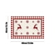 thumbnail image 4 of Alfombra navideña de terciopelo cristal para la entrada, decoración para el árbol de Navidad, tapete navideño para los pies, 4 of 7