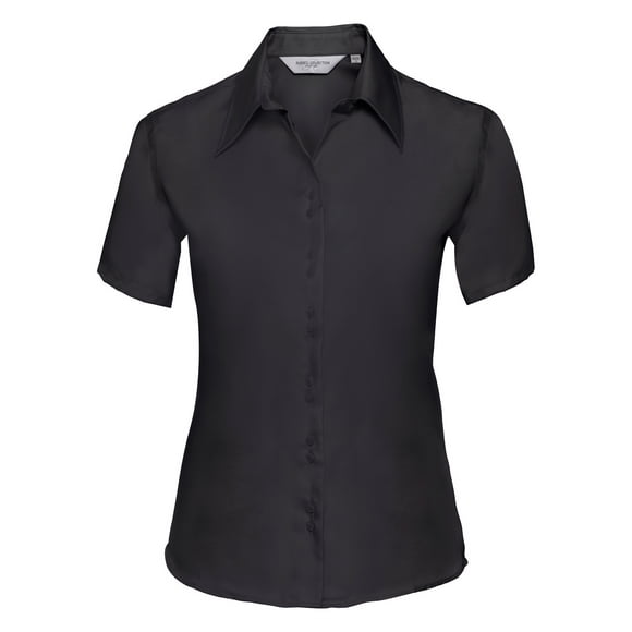 Russell Collection Ladies/Womens Short Sleeve Ultimate Non-Iron Shirt