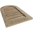 thumbnail image 5 of Ekena Millwork 20"W x 42"H Timberthane Rough Sawn Round Top Faux Wood Non-Functional Gable Vent, Primed Tan, 5 of 5