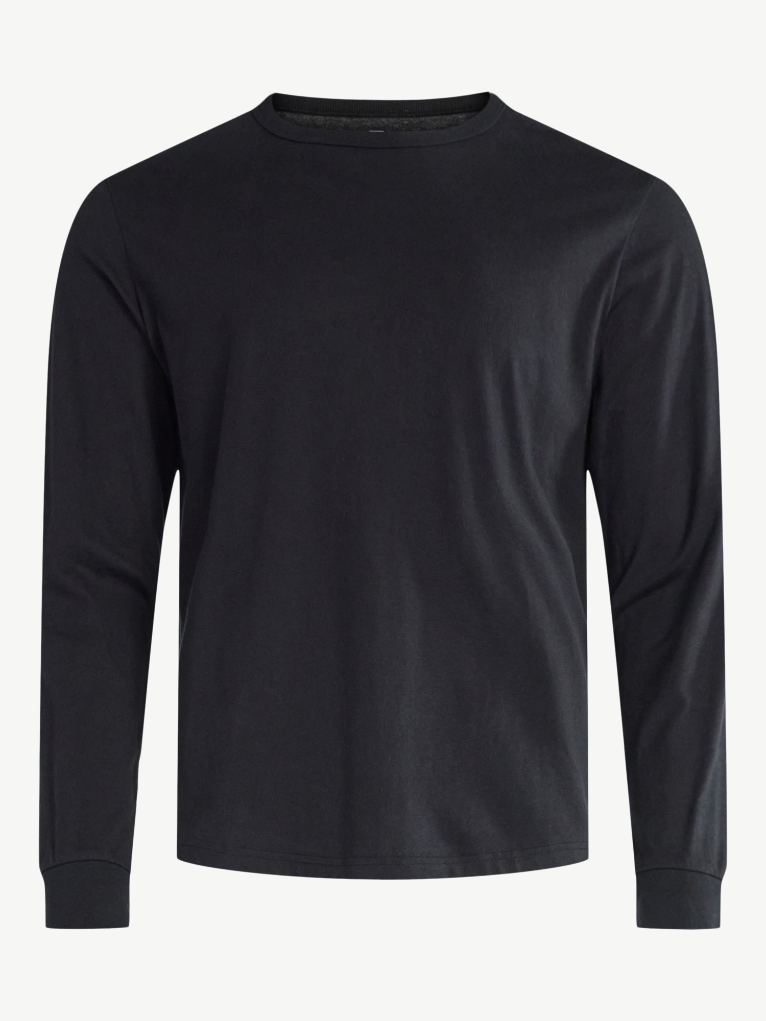 Men's Everyday Cotton Tee with Long Sleeves, Sizes XS-3XL