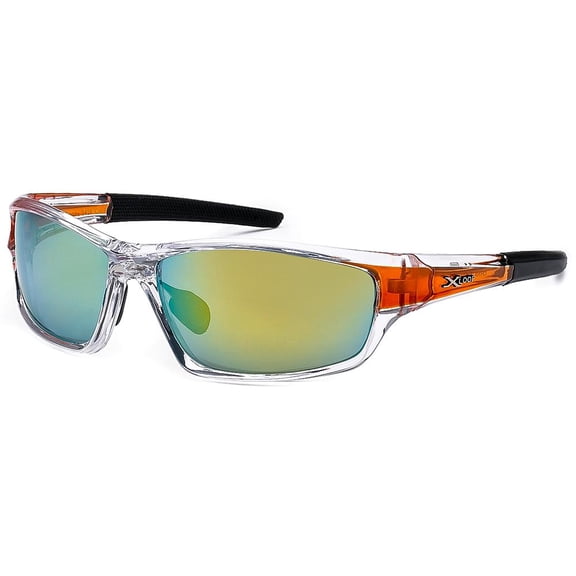 Mens Wrap Around Sunglasses Fashion Designer Rectangular Shades Sport Golf
