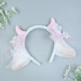 thumbnail image 3 of Diadema con orejas de oveja bonita, diadema de felpa Flexible encantadora para Cosplay, accesorios para el cabello rosado Yuyangstore sombreros de cosplay, 3 of 8
