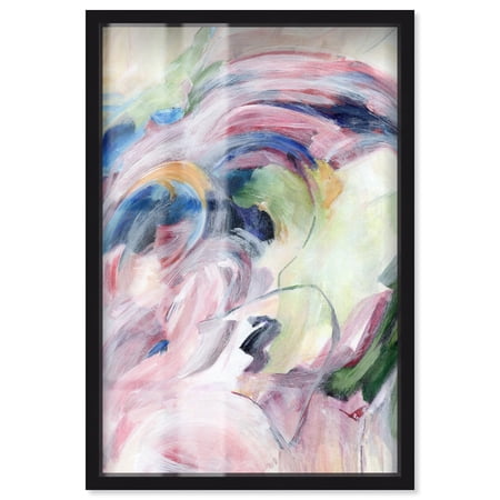 Colorful Fantasia Shadowbox Print Patel Art Prints by Art Remedy, Black Frame, 10 x 15