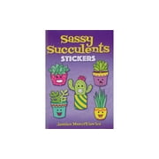Dover Pub Little Sassy Succulents Sticker Bk