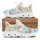 thumbnail image 1 of Yikeluo Zapatillas deportivas personalizadas de lujo para mujer, con estampado personalizado, tallas grandes, planas, de malla, para la escuela, envío directo, 1 of 6