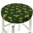 thumbnail image 3 of Lsque Hohey Bee Round Bar chair cushion covers Velvet Fabric Premium Comfort Protects from Scratches and Stains for 14-17 Inch Chair- 12 inch, 3 of 7
