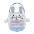 thumbnail image 1 of Custom Name Easter – Bunny Tote Bag For Kids Customized Easter Egg Hunt Bag For Girls And Boys, 1 of 4
