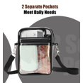 thumbnail image 3 of Bolso de mano MoKo Clear Crossbody Aprobado por Stadium, 19 x 15 x 5 cm, 3 of 7