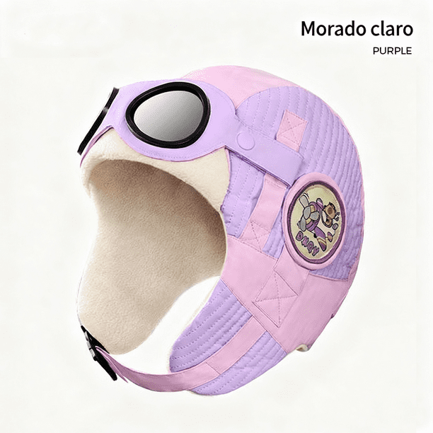 Gorro de Niños para Otoño e Invierno, Gorro de Lei Feng para Niños y Niñas con Protección para Orejas y Resistencia al Viento al Aire Libre, Bufanda Acolchada para Bebés contra el Frío