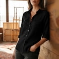 thumbnail image 7 of hotojiny Womens Cargo Shirts Long Sleeve Button down Shirts Casual Work Tops Cowgirl Western Daily Outfits for Outdoor Hiking, 7 of 7