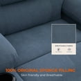 thumbnail image 6 of GASEE Power Lift Electric Recliner Chair for Elderly - Heavy Duty Safe Reclining Mechanism, Fabric Sofa for Living Room,Blue, 6 of 11