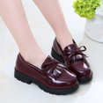 thumbnail image 6 of UQJfacai Girls Dress Shoes British Style Round Toe Flats School Uniform Shoes Low Heels Princess Performance Oxford Shoes, 6 of 9