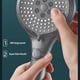 thumbnail image 4 of Teissuly Turbo Shower Head Home Bath Shower Nozzle Water Heater Filter Shower - 6 Bathing Modes - One Pressurised Water Stop Function Shower Head Teissuly WER202401227483, 4 of 8