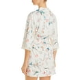 thumbnail image 2 of Flora Nikrooz Womens Irene Sleepwear Comfy Short Robe Ivory S, 2 of 2