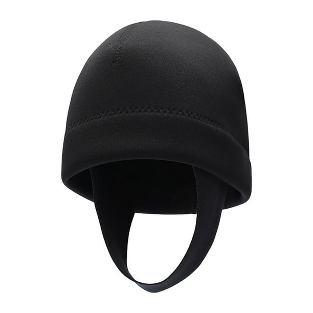 Traje de neopreno de 2 mm Capucha Sombrero Protector de oídos Capucha de buceo elástica para Talla M Negro Zulema Gorro de buceo