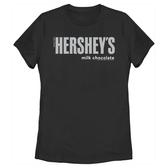 Women's HERSHEY'S Milk Chocolate Logo  Graphic Tee Black X Large