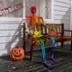 thumbnail image 2 of Esqueleto de Halloween JOYIN, 175 cm, arcoíris, plegable para exteriores, 2 of 9