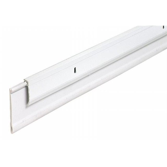 36 in. White Heavy Duty Aluminum & Vinyl Door Sweep