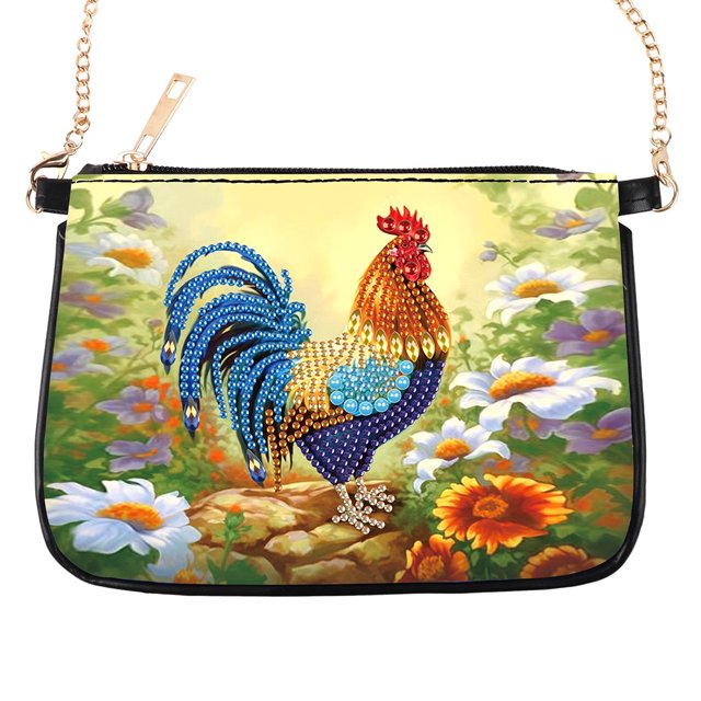 (BYB2001) DIY Regalo Creativo Monedero Almacenamiento Cosméticos Bolso 20x14 5 Cm Mini Bolso Cadena Diamante Con Forma Especial