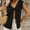 Black, variant on !Crochet Tops for Women Summer Vacation Outfits Beach Cover Up Tie Front Going Out Spring Vest Eyelet Clothes 2025