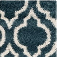 thumbnail image 3 of SAFAVIEH Hudson Louise Geometric Shag Area Rug, Slate Blue/Ivory, 6' x 9', 3 of 3