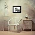 thumbnail image 4 of OnRei 14x12 Black Modern Framed Museum Art Print Titled - Original Zebra, 4 of 5