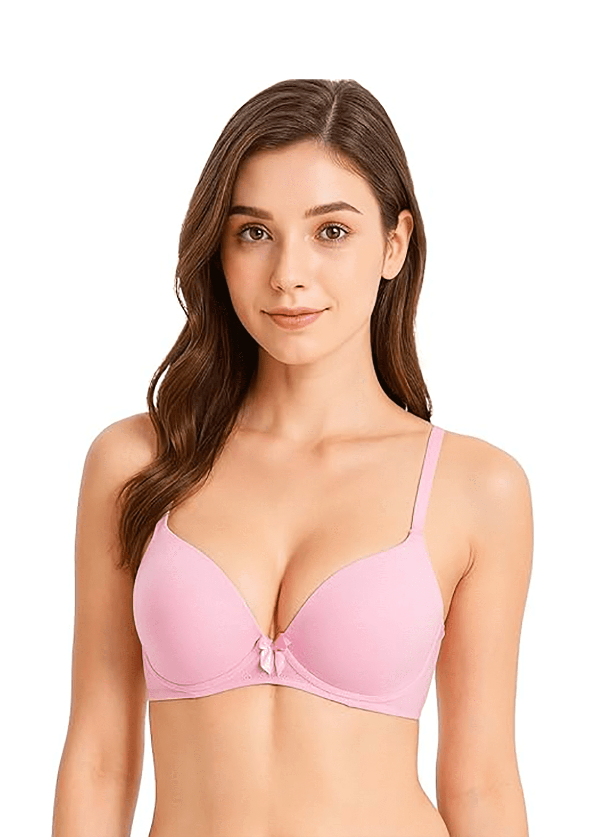 6 Packs Pushup Underwired Gentle Push Up Bra B and C Cup 34B (9355wal)