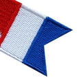 thumbnail image 4 of Buceo Buceo Buceador Bajar Bandera Parche Bordado Alfa Bandera Hierro Bordado Insignia Chaleco Casquillo Apliques rojo Macarena Parche de bandera de buceo, 4 of 8