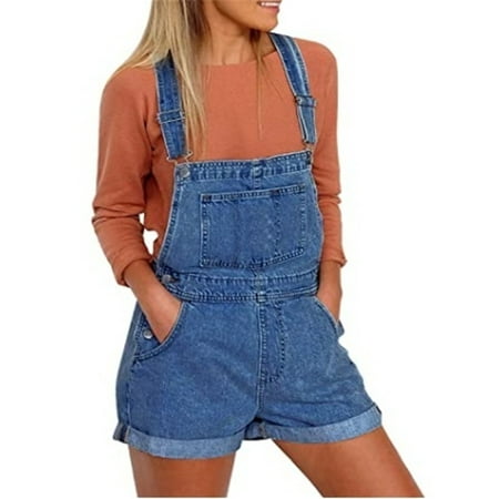 cuffed overalls