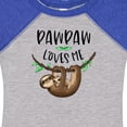 thumbnail image 4 of Inktastic Pawpaw Loves Me Cute Sloth and Baby Boys or Girls Baby Bodysuit, 4 of 5