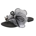 thumbnail image 2 of Sandalias de verano para mujer, sandalias planas de gran tamaño con lazo de seda y diamantes de imitación para mujer Wmkox8yii nm1585, 2 of 7