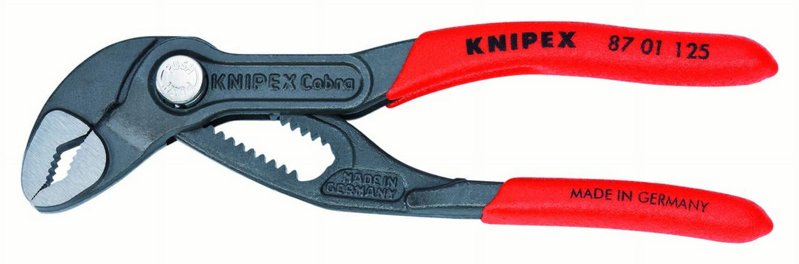 KNIPEX Tools 00 20 72 V01, Mini Cobra Pliers and Pliers Wrench 2-Piece Set with Belt Pouch