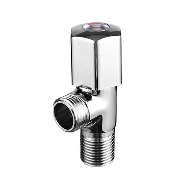 Angle Valve, Frascio Shut Off Water Angle Stop Valve for Faucet and Toilet,  Wall Mounted, G1/2 Commercial 1/2¡± IPS Inlet and Outlet,Polished Chrome